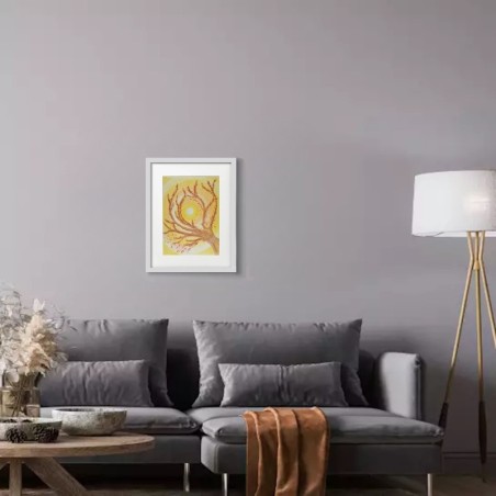 Branches au coucher de soleil