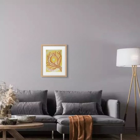 Branches au coucher de soleil