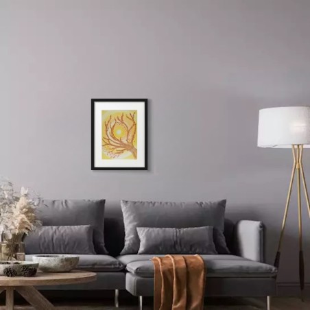 Branches au coucher de soleil