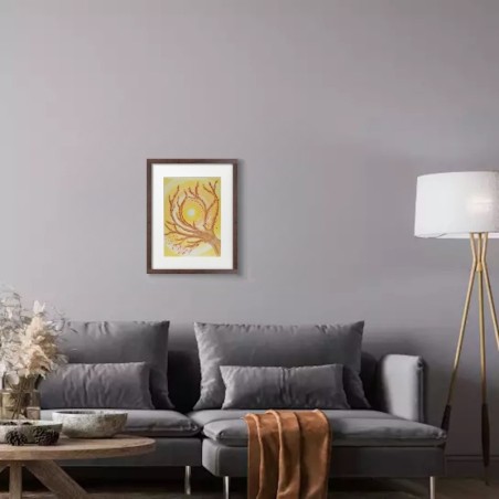 Branches au coucher de soleil