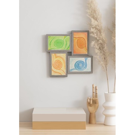 Scories multicolores