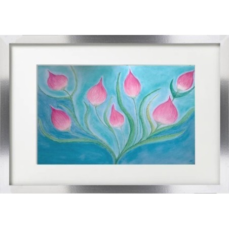 Bouquet boutons roses imaginaires