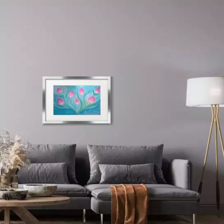 Bouquet boutons roses imaginaires